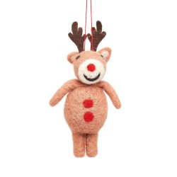 Julgransdekoration hängande Rudolf 