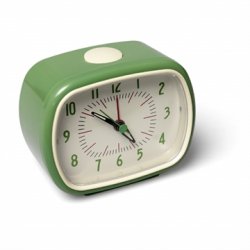 Alarmklocka grön retro