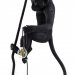 Monkey lamp-outdoor with rope seletti black