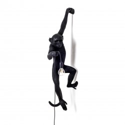 Monkey lamp-outdoor hanging seletti black