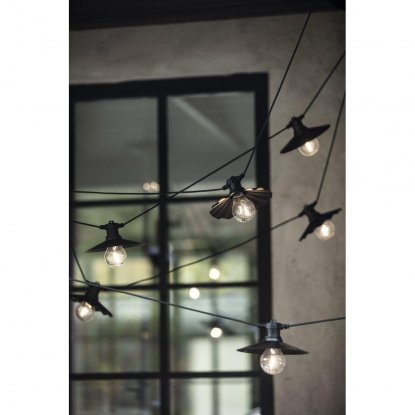 Ljusslinga Daisy Outdoor Black - Pr Home
