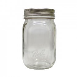 Mason jar wide mouth quart 0,9 l smooth