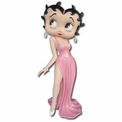 Betty Boop Staty full dress Pink 98 cm