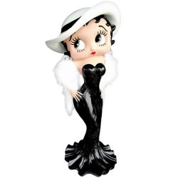 Betty Boop Staty Madam Svart 98 cm