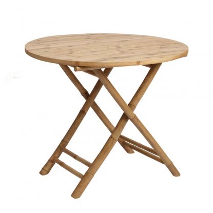 Antonio runt hopfällbart bord – bambu