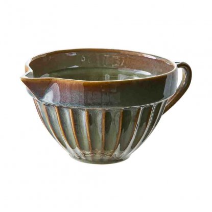 Costa Skål med pip Mörkgrön/brun