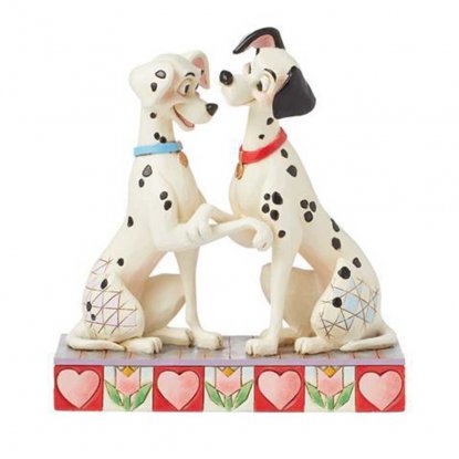 Disney Figur Pongo och Perdita - 101 dalmatiner