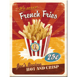 Magnet french fries 6x8cm