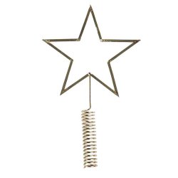 Julgransstjärna guld 18 x 30 cm