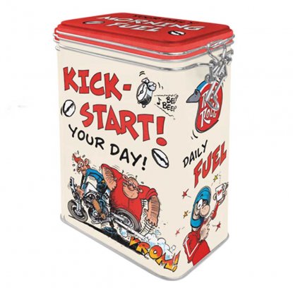 Plåtburk Kick start näpplock