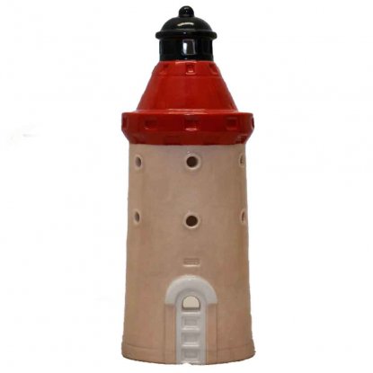 Keramikhus Landsort fyr för värmeljus 18 cm