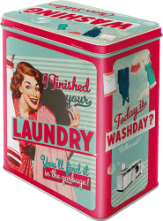 Andra handssortering Tvättmedelsburk Laundry