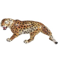 Leopard smygande Porslinsdjur 16 cm