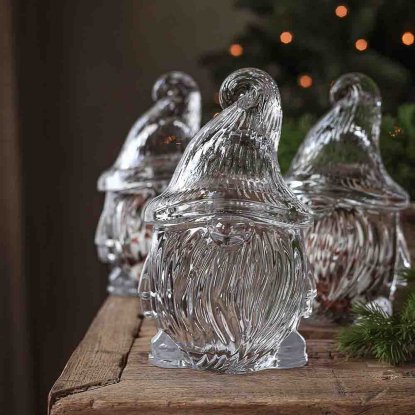 Majas Tomte glasburk 14,5 cm