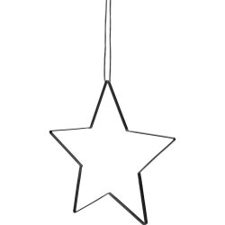Julstjärna med Läderband - 40 cm