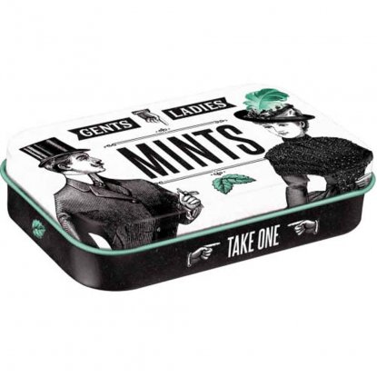 Pillerask Gents & Ladies - xl med mintpastiller