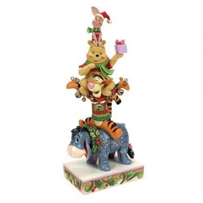 Disney Figur Nalle Puh och vännerna sittande på Ior