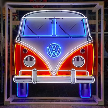 Neonskylt vw bulli XXL