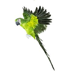 Papegoja flygande grön 40 cm