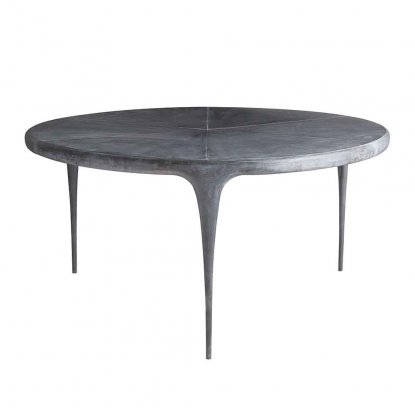 Reeves trädgårdsbord Ø 120 cm Zink