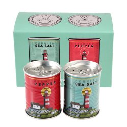Salt & Pepparkar Plåtburkar Cornish
