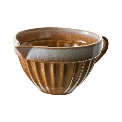 Costa Skål med pip Senapsgul/flerfärgad