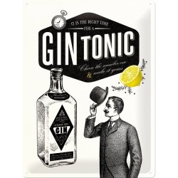 Gin & tonic skylt 30x40cm