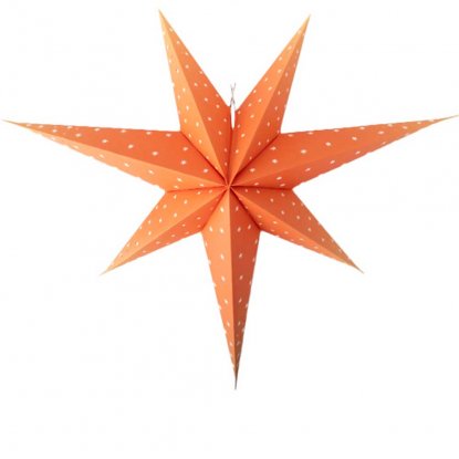 Juldekoration Adventsstjärna Orange 1941