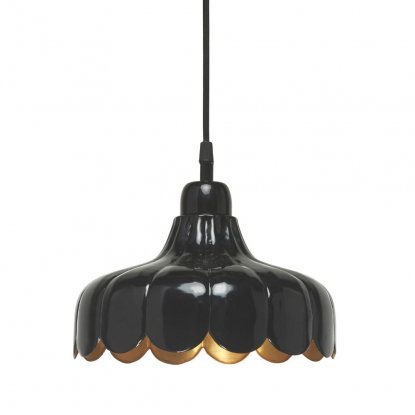 Wells tak/fönsterlam Svart/guld 24 cm - Pr Home