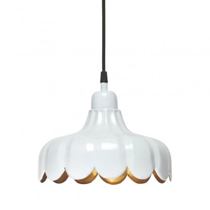 Wells tak/fönsterlam Vit/guld 24 cm - Pr Home