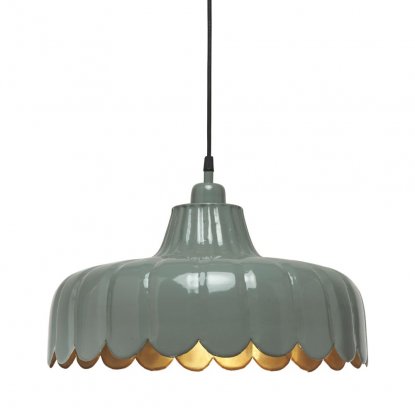 Wells taklampa Grön/guld 43 cm - Pr Home