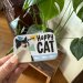 Kattgodis ask - happy cat