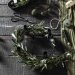 Adventsljusstake Rund Svart på fötter