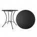 Utebord Amalfi Ø 70 cm Svart
