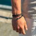 Marint armband - The Anchor Wrap Grå/svart Carbon