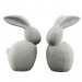 Kanin i Cement med hängande öron 13 cm