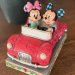 Disney Figur Musse & Mimmi åker bil