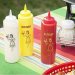 Diner sets squeeze bottles