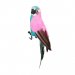 Papegoja flerfärgad & rosa 32 cm