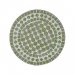Utebord Venice keramikplattor Ø 100 cm Grön