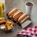 Hot dog prep tray