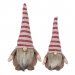 Tomte Stående Mörkröd/Beige Mix 2 pack