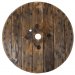 Träbordsskiva av kabeltrumma Ø 80 cm