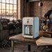 Ariete vintage kaffebryggare I retrostil blå