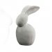 Andrahands Sortering Kanin i Cement med hängande öron 13 cm