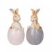 Påskdekoration kaninvänner i ägg 2 set