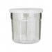Marmeladburk med transparent lock 400 ml