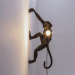 Monkey lamp-outdoor hanging right seletti black