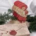 Juldekoration Pappersrader flicka med paket