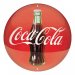 Rund plåtskylt Coca Cola Ø 35 cm